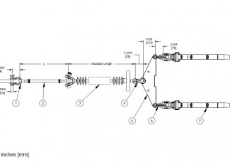 Dead-end Assembly - Twin-Bundle Conductor, Single Insulator, 50K